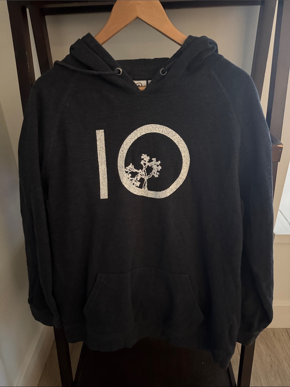 Ten Tree Women SUSTAINABLE Soft Cozy Hoodie Graphic Print Size XL